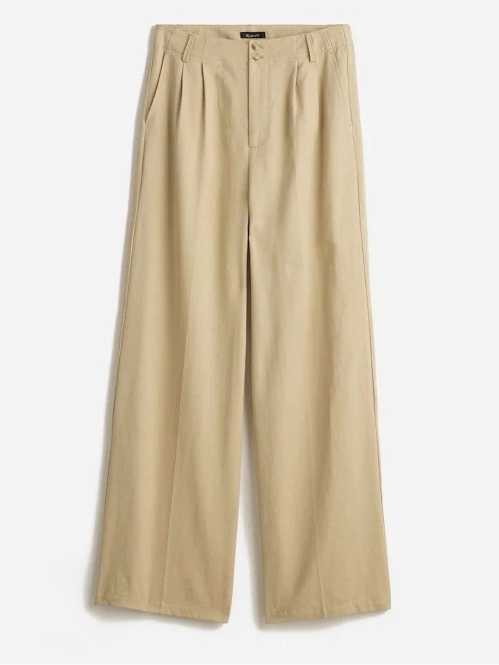 Madewell The Harlow Wide-Leg Pant in Drapey Twill NWT Size 8